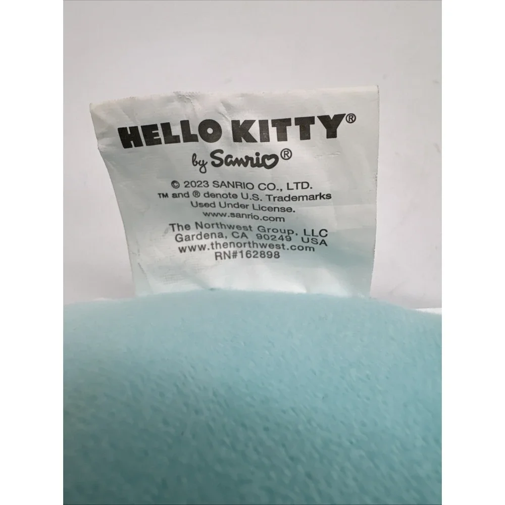 HELLO KITTY GIRLS TRAVEL‎ COMFORT PILLOW Blue By Sanrio Plush
